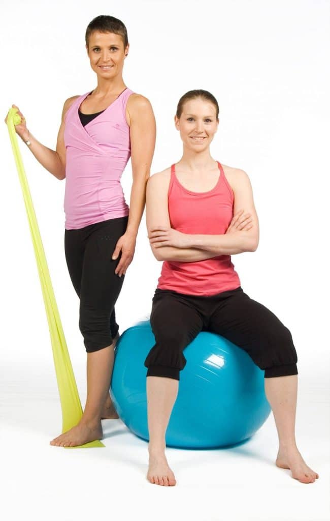 Elastiques et Swiss Ball Pilates