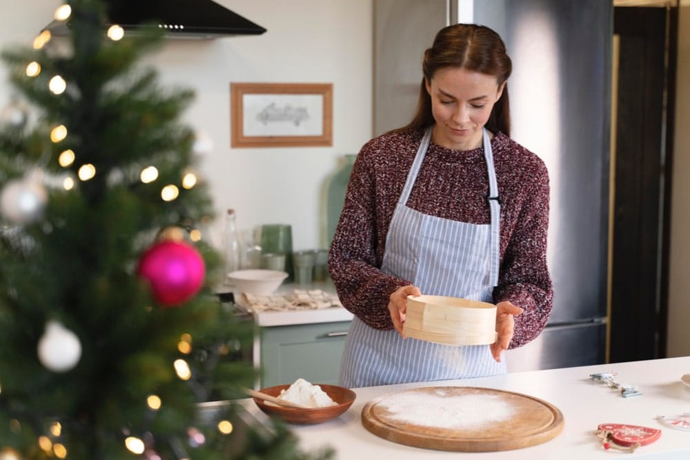 Recette Healthy Noël : Bûche à la pistache et framboise de Noël