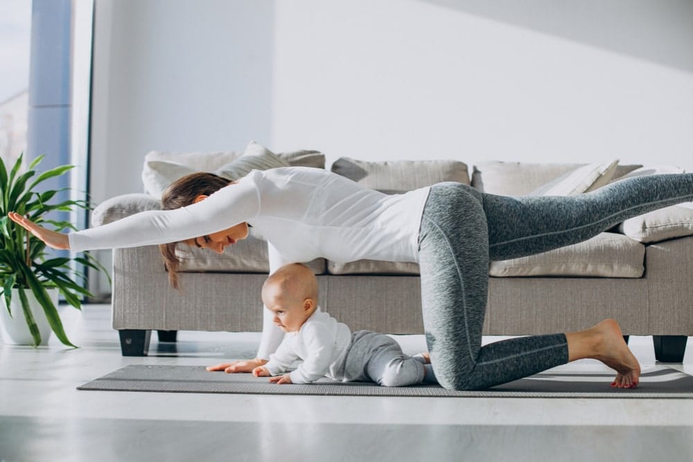 pilates après l'accouchement